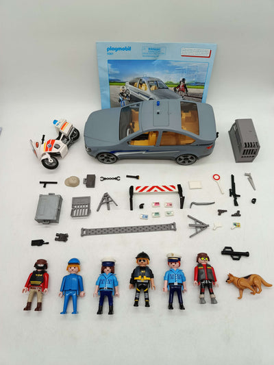 Playmobil Bundle Polizei 9361 SEK Set von 2 Auto & Motorrad
