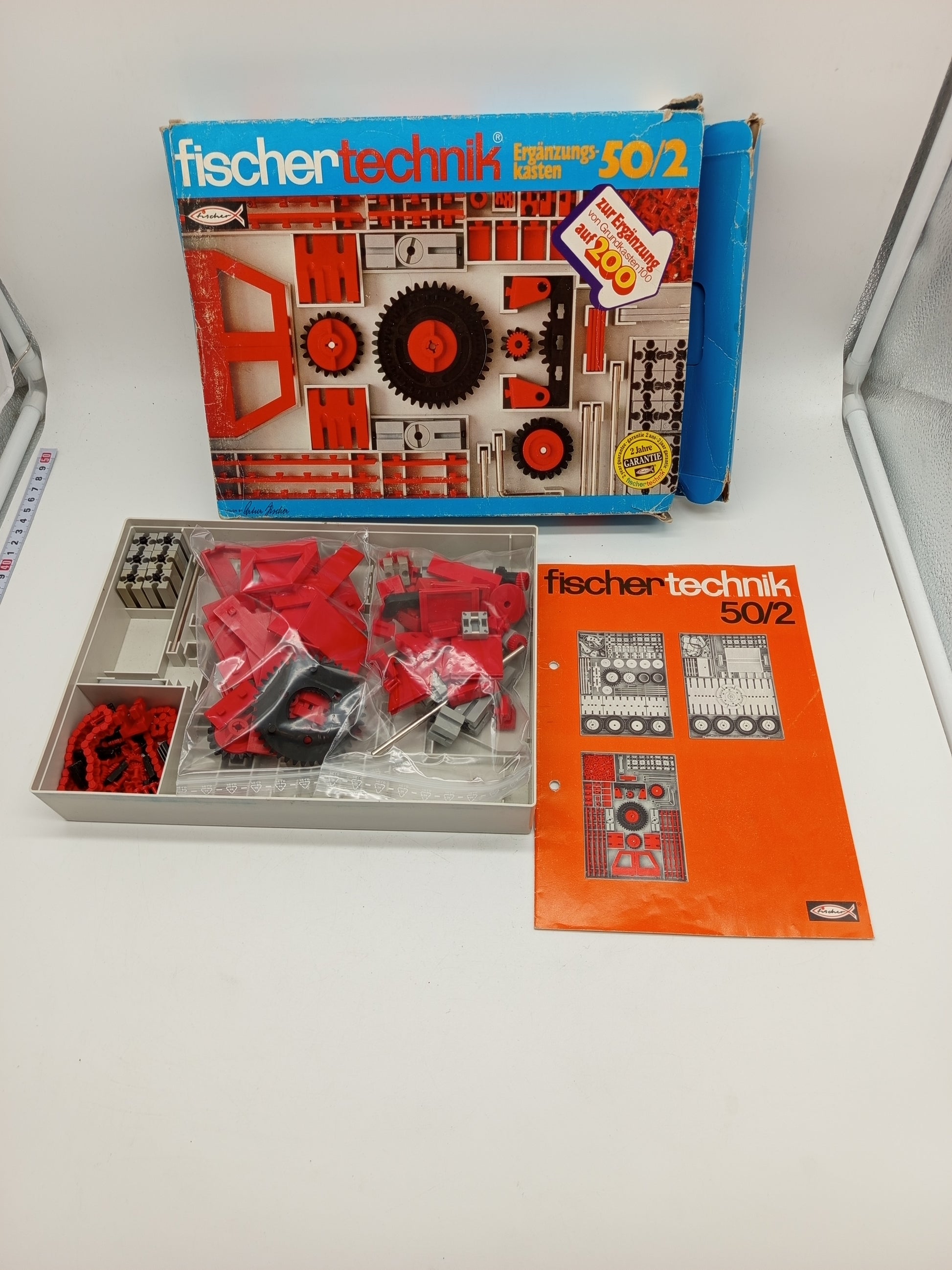 Fischertechnik Baukasten Sets – Statik & Mot Serien, vintage