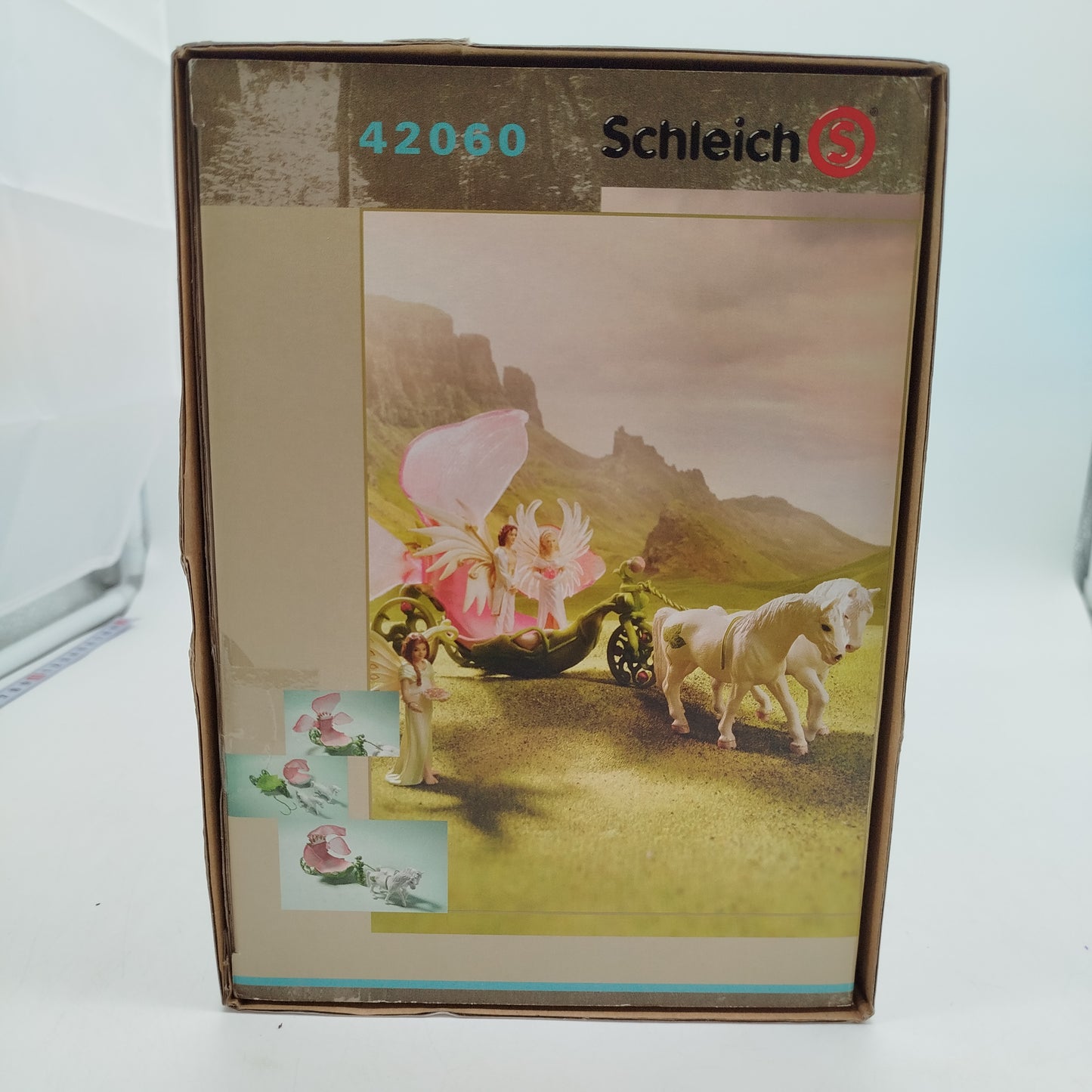 Schleich BAYALA Elfenkutsche 42060 mit Zubehör Neuwertig