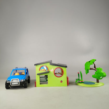 Playmobil Bundle Safari Tierstation & Fahrzeug
