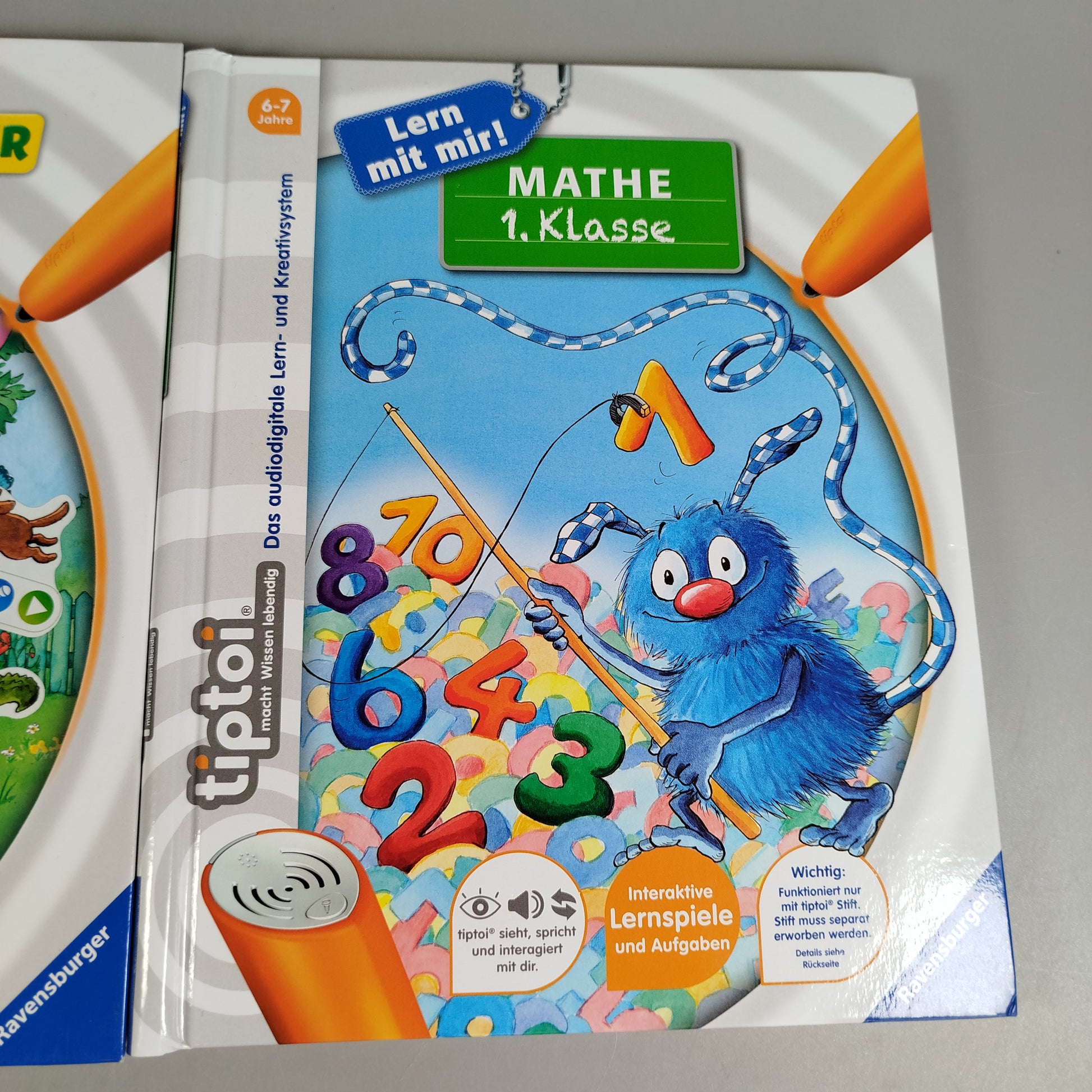 Ravensburger Tiptoi Bücher Set von 2 – Erste Zahlen & Mathe 1. Klasse