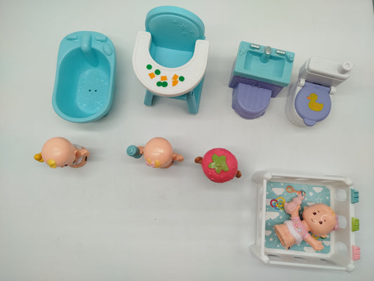 Fisher-Price Little People Babyfiguren - Set von 4 und Zubehör