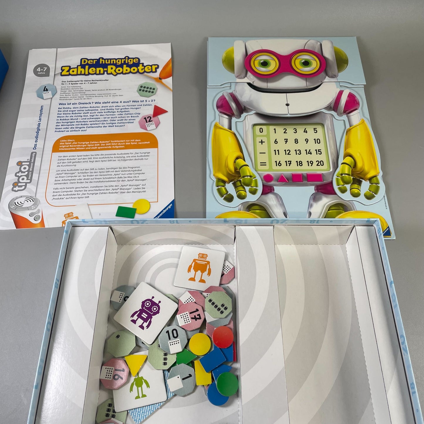 Ravensburger tiptoi Brettspiel-Set – 3 Spiele, guter Zustand