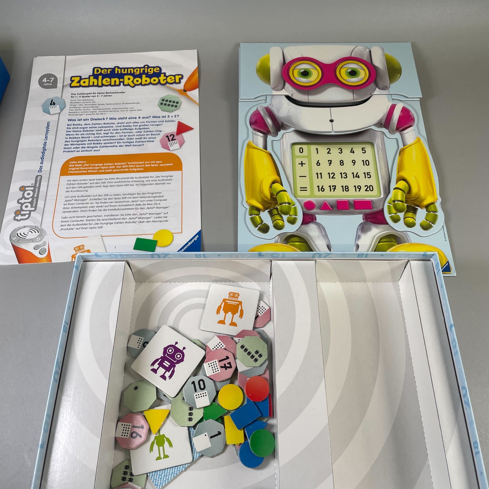 Ravensburger tiptoi Brettspiel-Set – 3 Spiele, guter Zustand