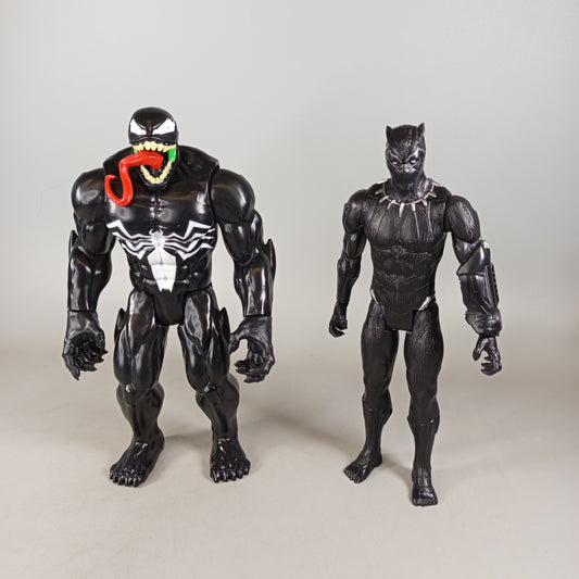 Marvel Bundle Venom & Black Panther 2 Actionfiguren