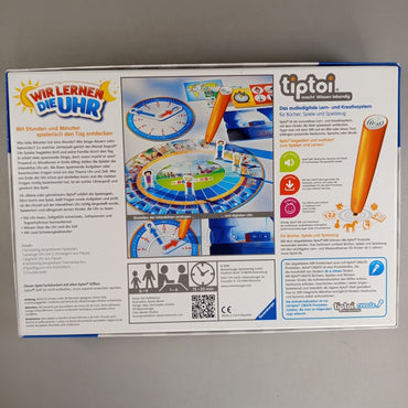 Ravensburger tiptoi Lernspiel – Wir lernen die Uhr, OVP