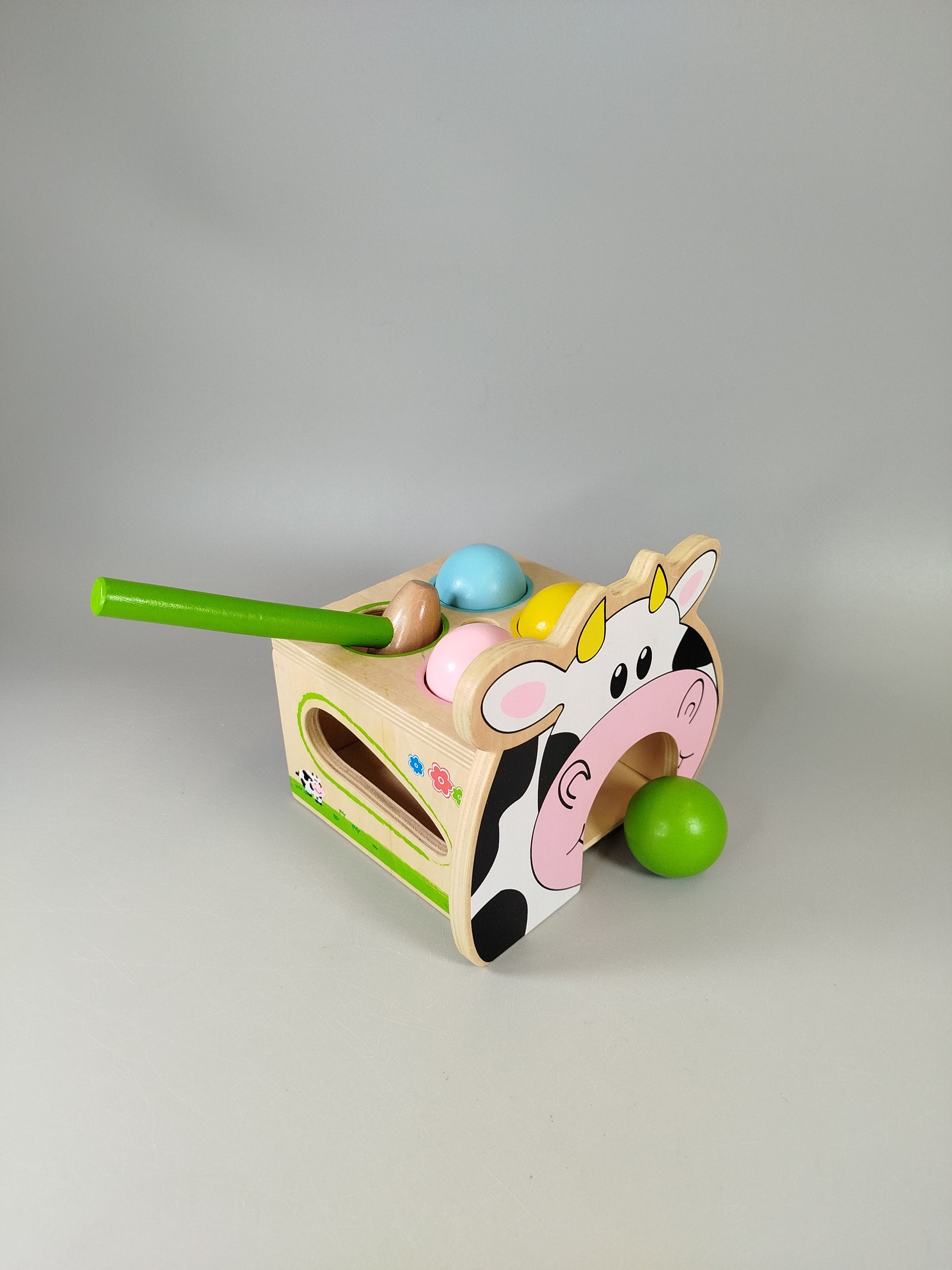 Babyspielzeug Set – Zug, Motorikwürfel, Klopfspiel, Auto