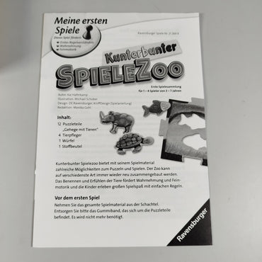 Ravensburger Meine ersten Spiele: Kunterbunter Spielezoo
