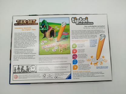 Ravensburger Tiptoi Tier-Set – Katze, Hund & Welpe mit Zubehör, OVP