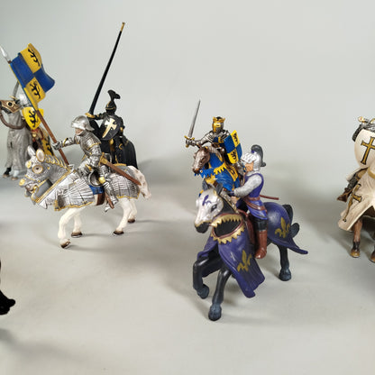 Schleich Bundle Ritter 10x Ritterfiguren & Pferde ab 3 4 5 Jahre | ✅ geprüft 