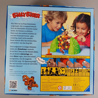 Ravensburger Brettspiel – Billy Biber Geschicklichkeitsspiel für Kinder