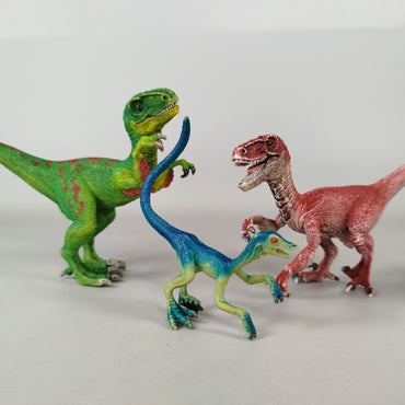 Schleich Dinosaurier & Wolf Figuren Set von 4, wie neu