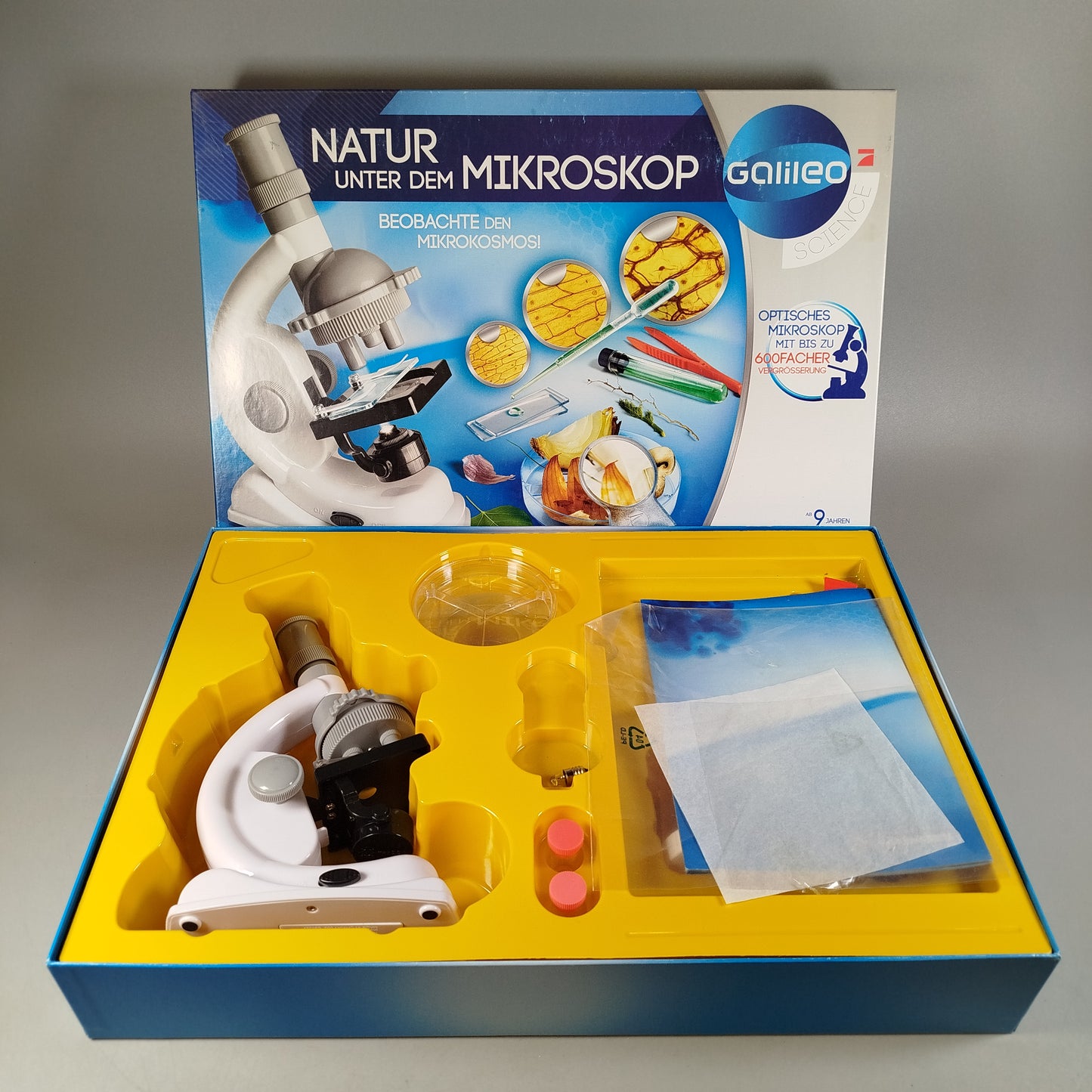 Clementoni Mikroskop – Natur unter dem Mikroskop, gebraucht, ab 6 Jahre 