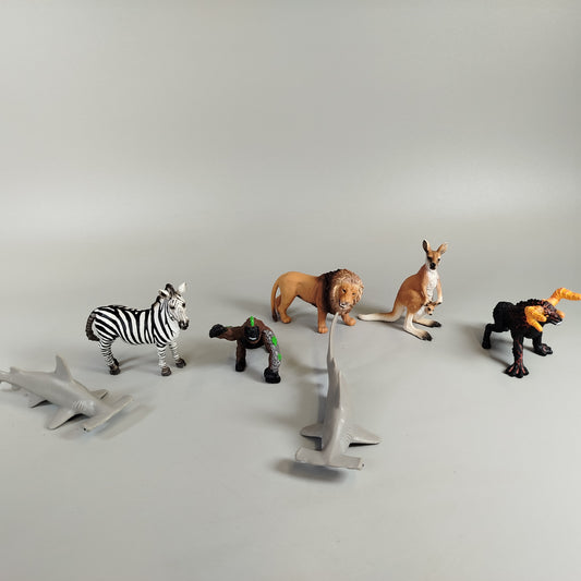 Figuren-Set Tiere & Fantasy – 7 Teile, Rollenspiel geeignet ab 3 Jahren