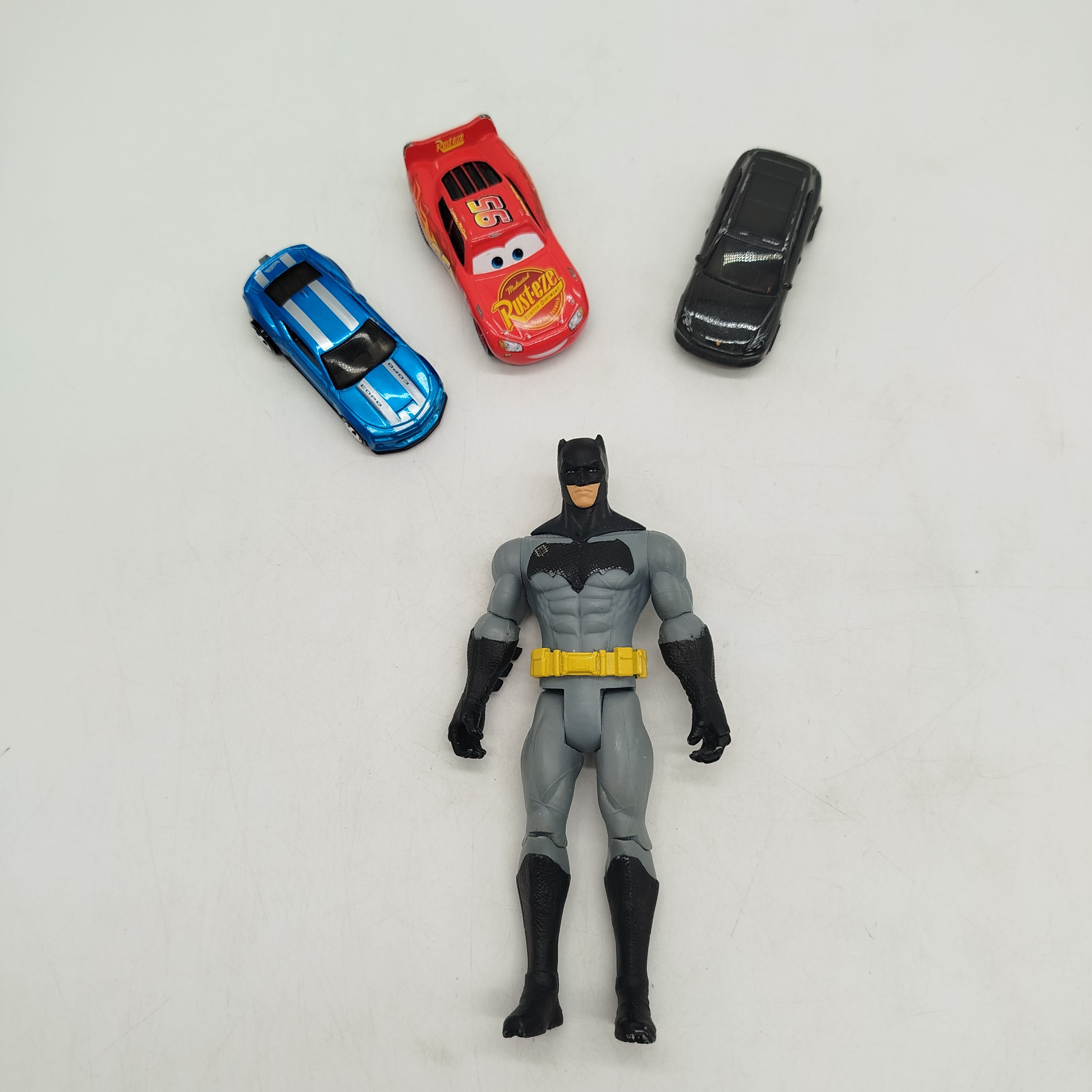 Mattel Bundle Batman Set von 4 Figur & Autos, ab 3 4 5 Jahre | ✅ geprüft 