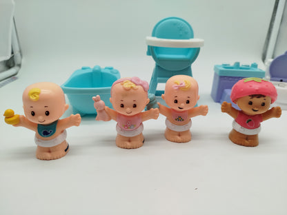 Fisher-Price Little People Babyfiguren - Set von 4 und Zubehör