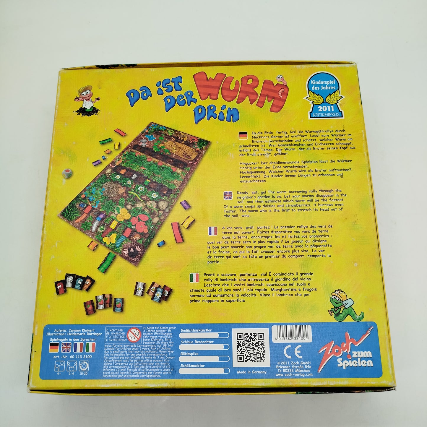 Zoch Da ist der Wurm drin Brettspiel 60 113 2100