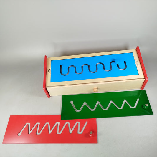 Grafomotorik Stiftbrett Holz Lernspiel ab 3-5 Jahre