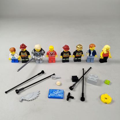 LEGO Bundle Minifiguren 8x Figuren & Zubehör
