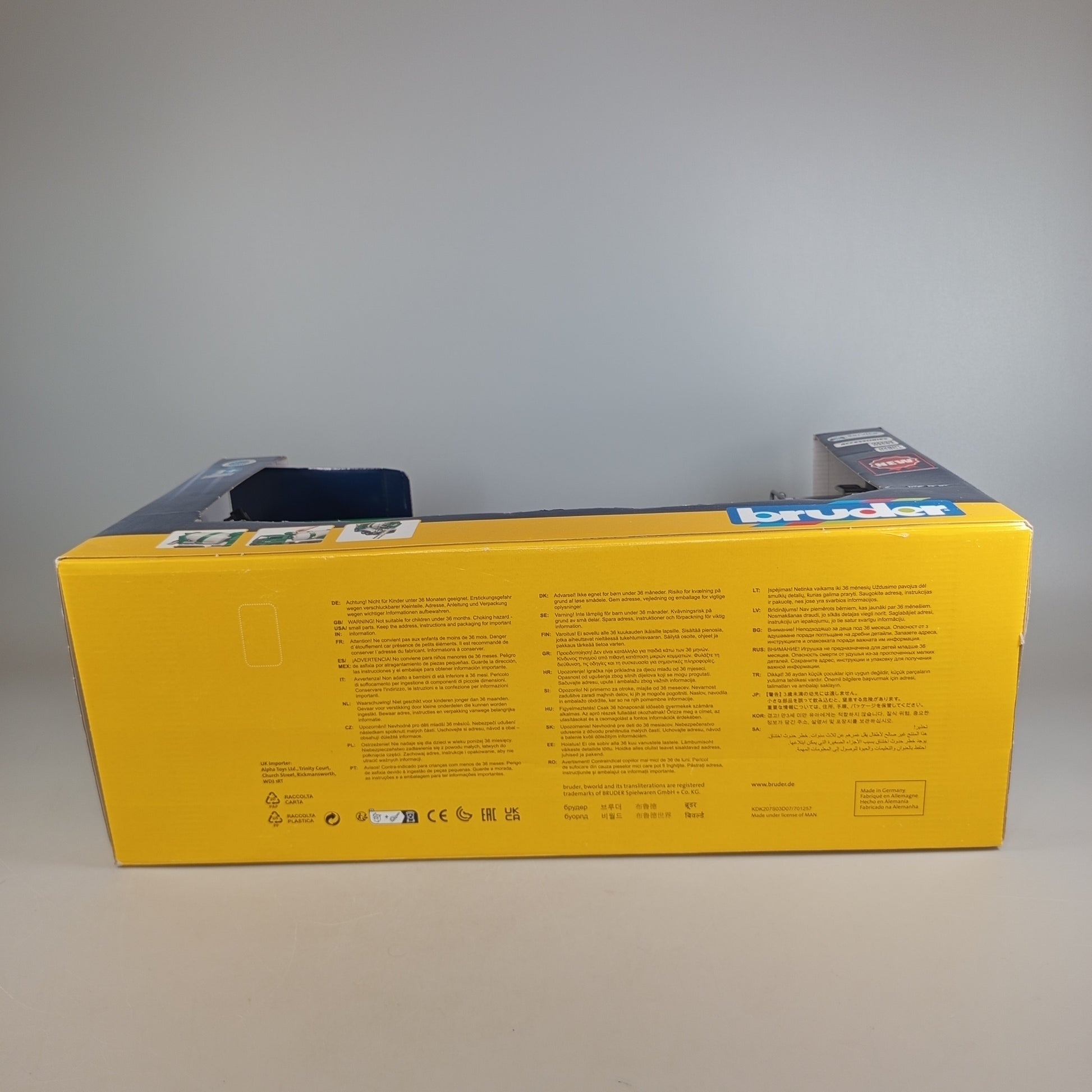 Bruder MAN TGA Betonmischer 1:16 Baustellenfahrzeug, OVP