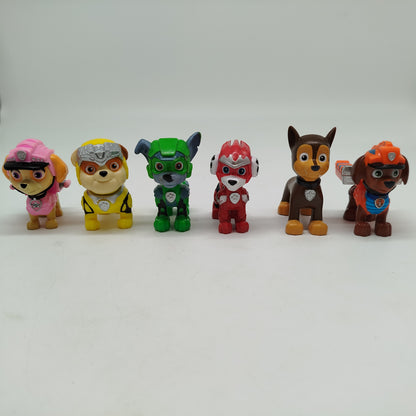PAW Patrol Figuren-Set – Team Chase, Marshall, Skye, Rubble, Rocky & Zuma