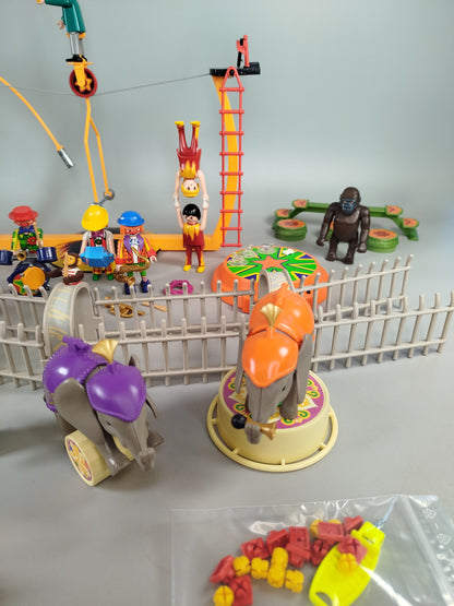 Playmobil vintage Zirkus-Set 4233, 4236 – Figuren & Tiere, wie neu