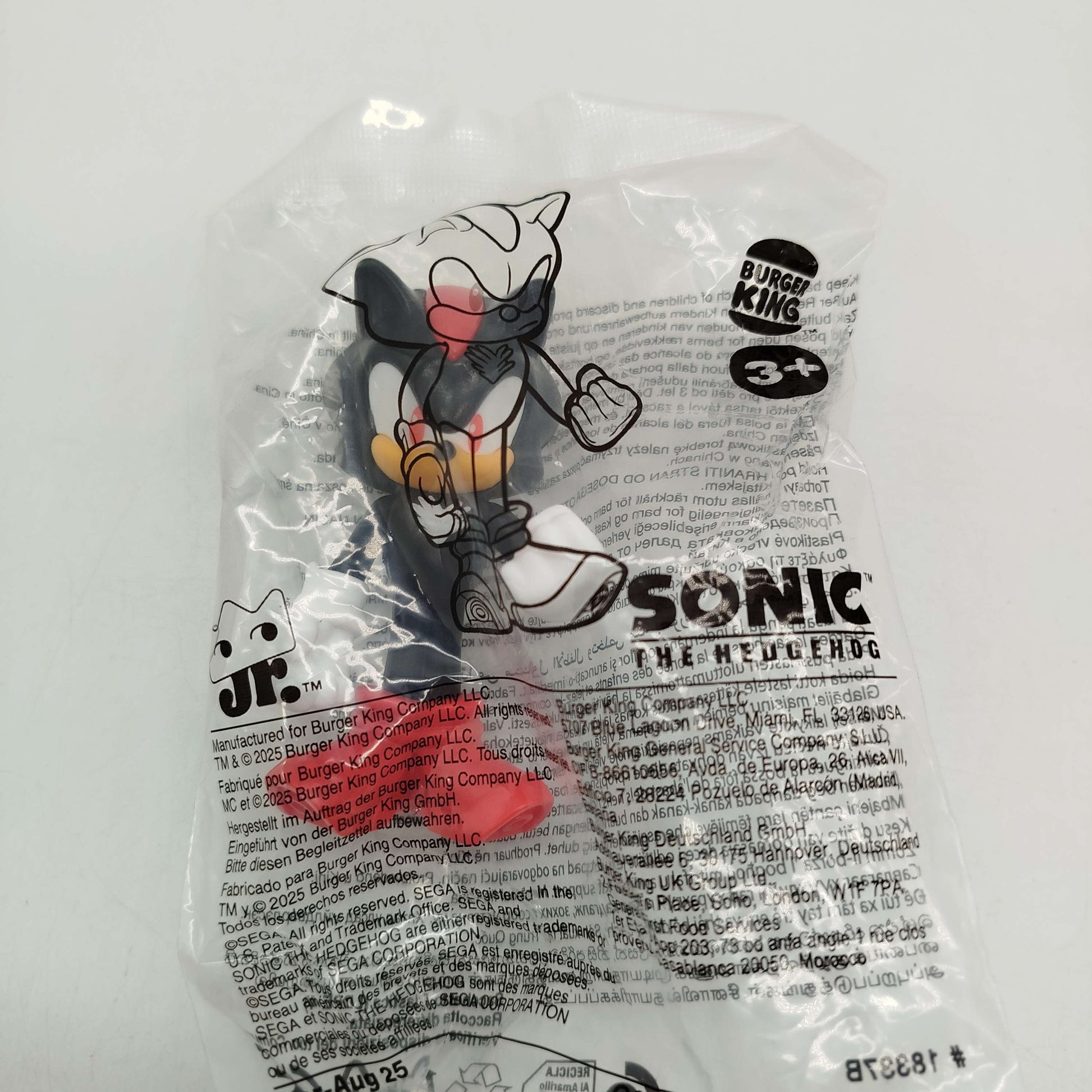 Burger King Bundle Sonic Set von 3 Figuren, neu, ab 3 4 5 Jahre | ✅ geprüft 