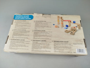 Playtive Junior Murmelbahn Holzspielzeug 35 Teile mit 6 Murmeln Set