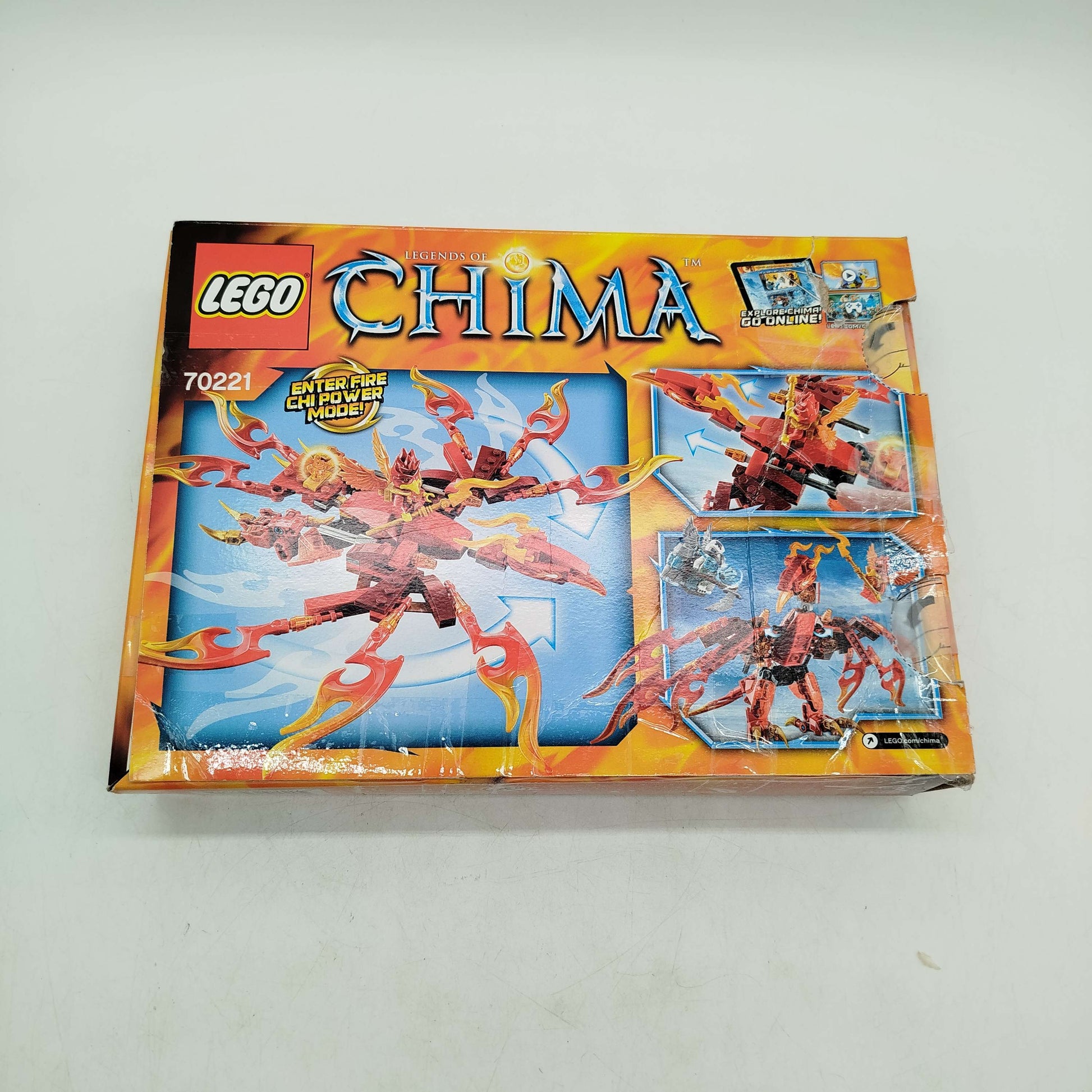 LEGO Chima Flinx Phönix 70221 Bauset, gebraucht, ab 10 11 12 Jahre | ✅ geprüft 