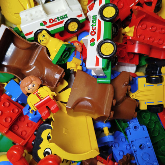 Konvolut LEGO Duplo ca. 4,8 kg Bausteine & Fahrzeuge, ab 2–4 Jahre