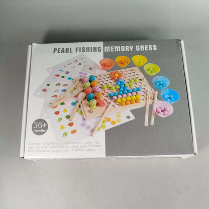 Pearl Fishing Memory Chess Brettspiel