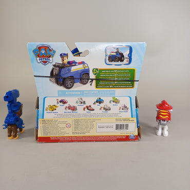 Paw Patrol Chase Patrol Cruiser Set – mit Chase & Marshall Figuren, gut