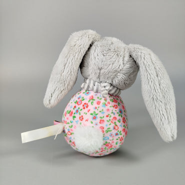 BabyGlück Plüsch-Hase mit Blumenmuster