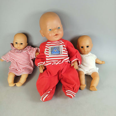Bundle 3x Babypuppen Rollenspiel
