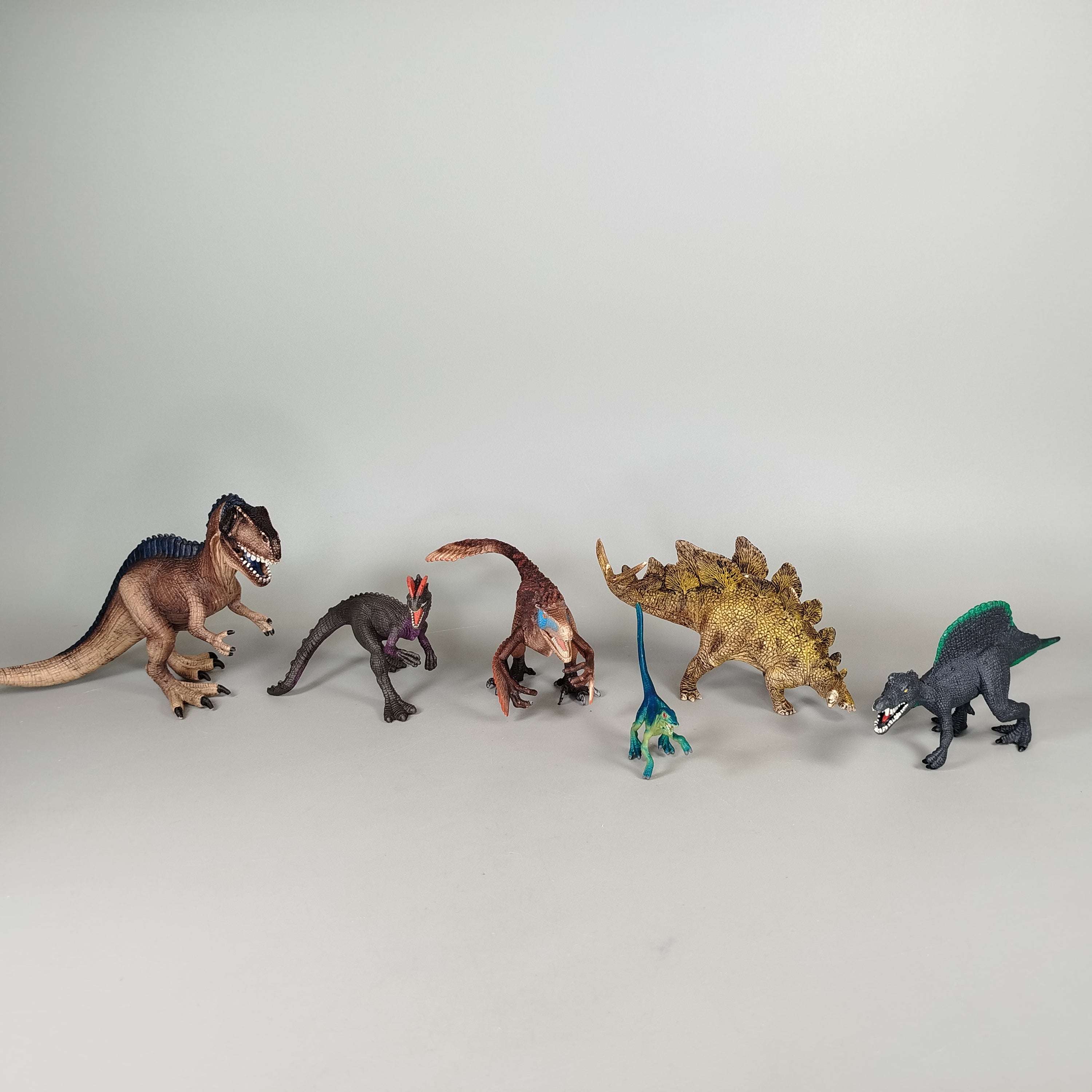 Schleich Dinosaurier Figuren Set von 6, wie neu