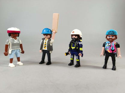 Playmobil Feuerwehreinsatz auf der Baustelle 9486 Spielset