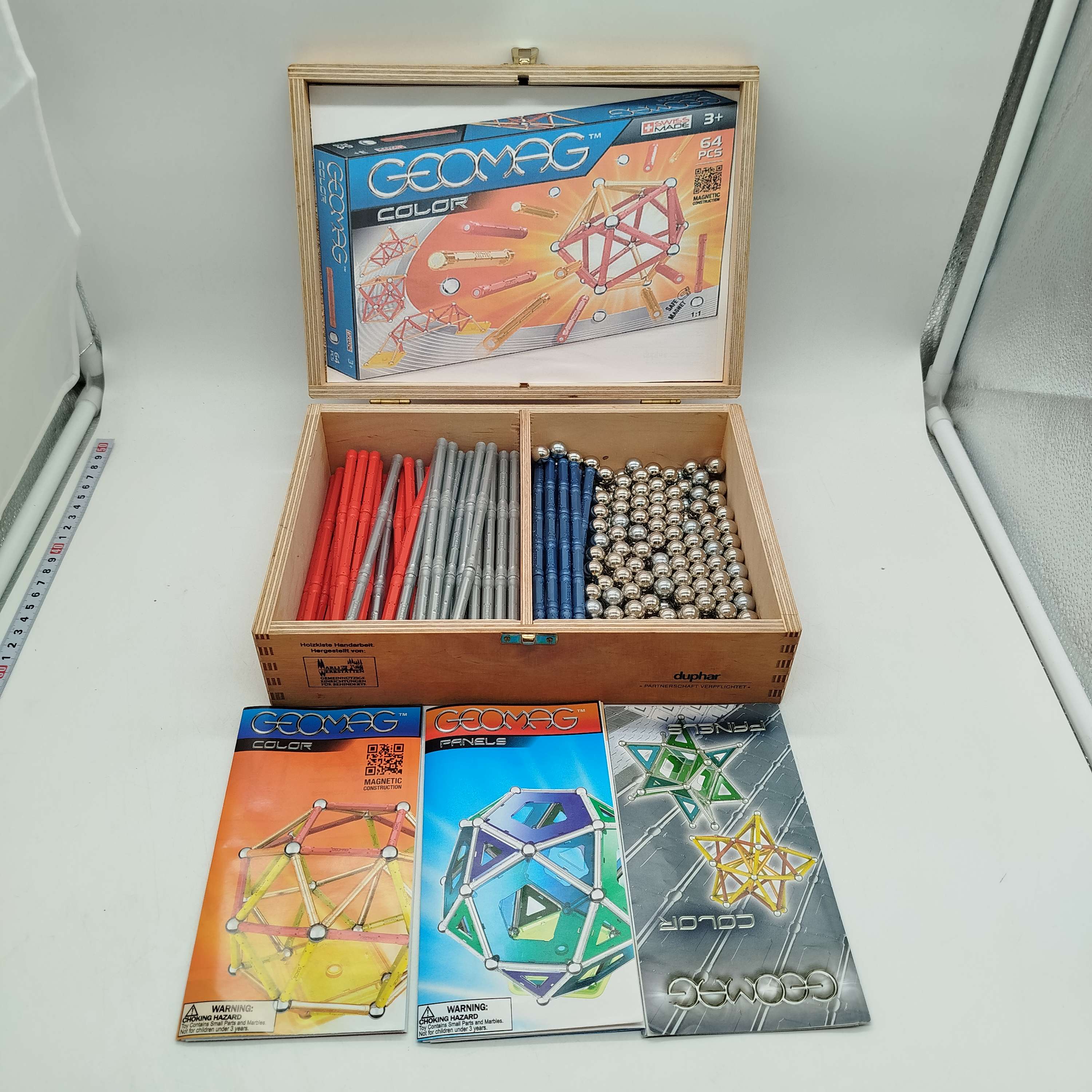 Geomag Color 🧲✨ Magnet-Baukasten, gebraucht, ab 6 7 8 Jahre | ✅ geprüft 