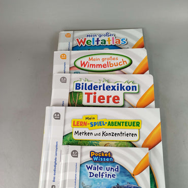 Ravensburger Bundle Tiptoi 5 Bücher Tiere & Weltatlas & Wissen