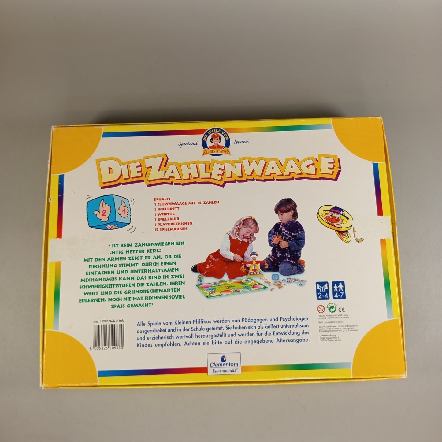 Clementoni Lernspiel – Die Zahlenwaage, OVP