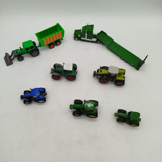 CLAAS Bundle Traktor & LKW Set von 7 Modellautos