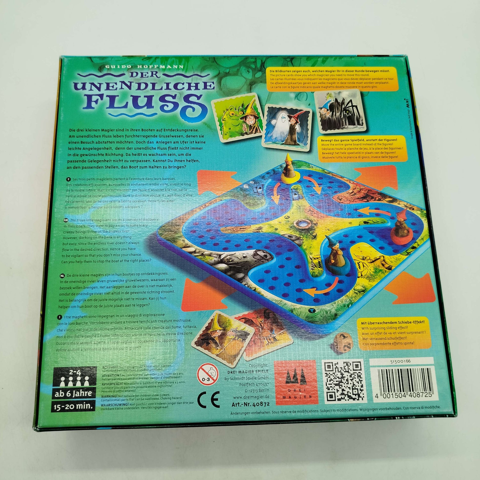 Schmidt Spiele Unendl Fluss Brettspiel, gebraucht, ab 6 7 8 Jahre | ✅ geprüft 