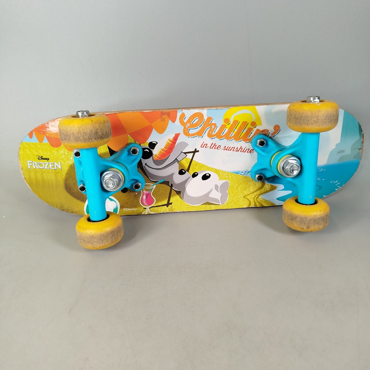 Disney Frozen ❄️💙 Skateboard, gebraucht, ab 6 7 8 Jahre | ✅ geprüft 