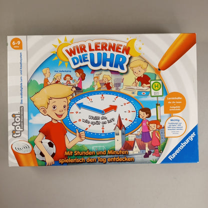 Ravensburger tiptoi Lernspiel – Wir lernen die Uhr, OVP