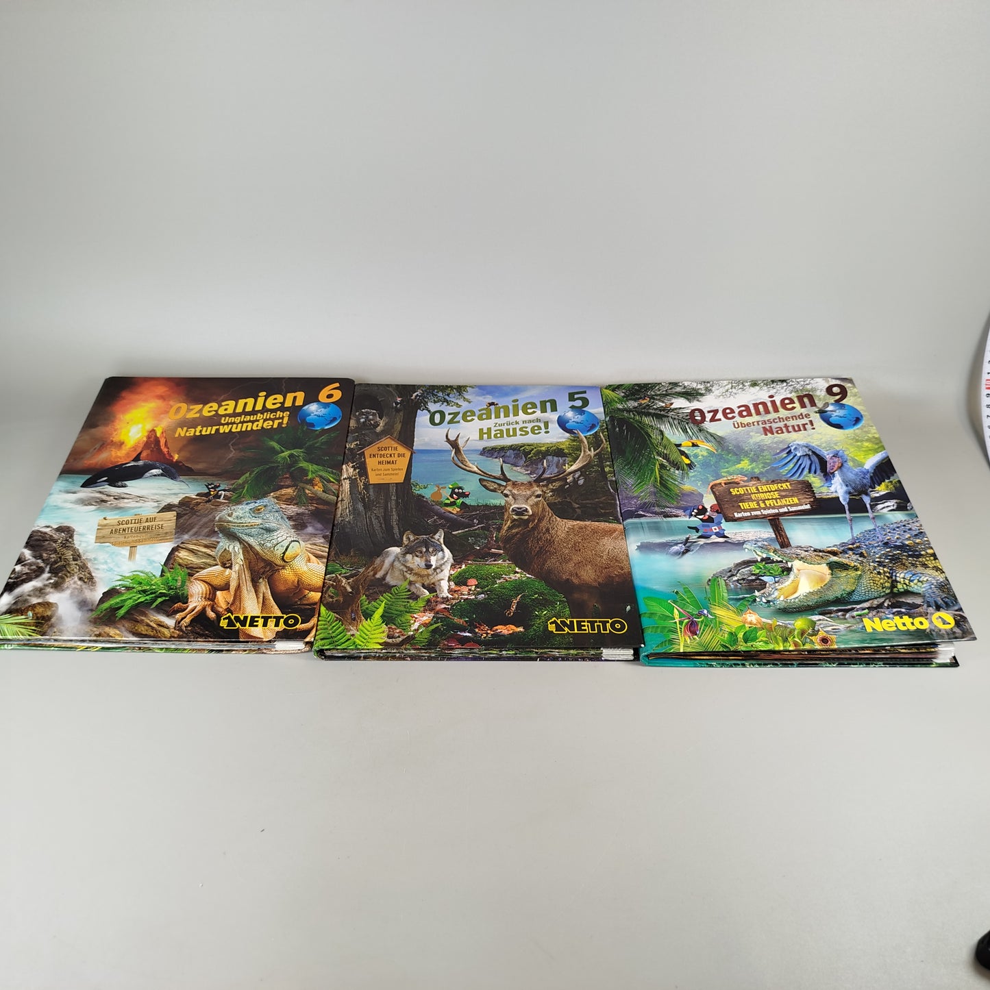 Netto Ozeanien Karten albumset – Set von 3 Alben, guter Zustand
