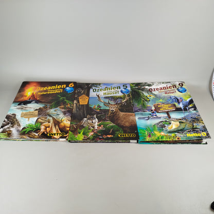 Netto Ozeanien Karten albumset – Set von 3 Alben, guter Zustand