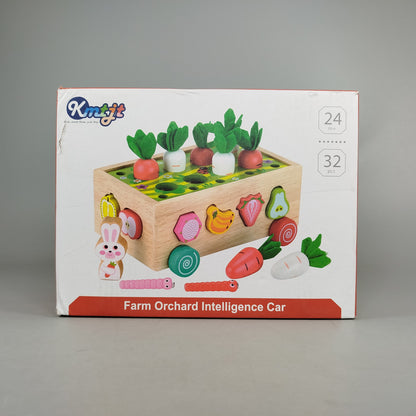 Kmtjt Bauernhof Obstgarten Lernwagen – Motorikspielzeug, OVP