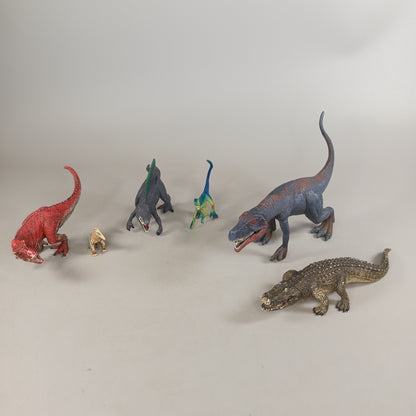 Schleich Dinosaurier & Reptilien Set von 6 Tierfiguren