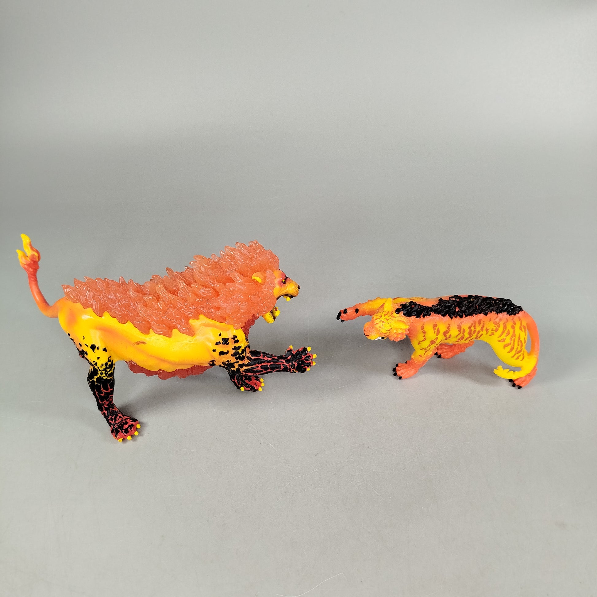 Schleich Figuren-Set – Feuerlöwe & Feuertiger, 2-teilig