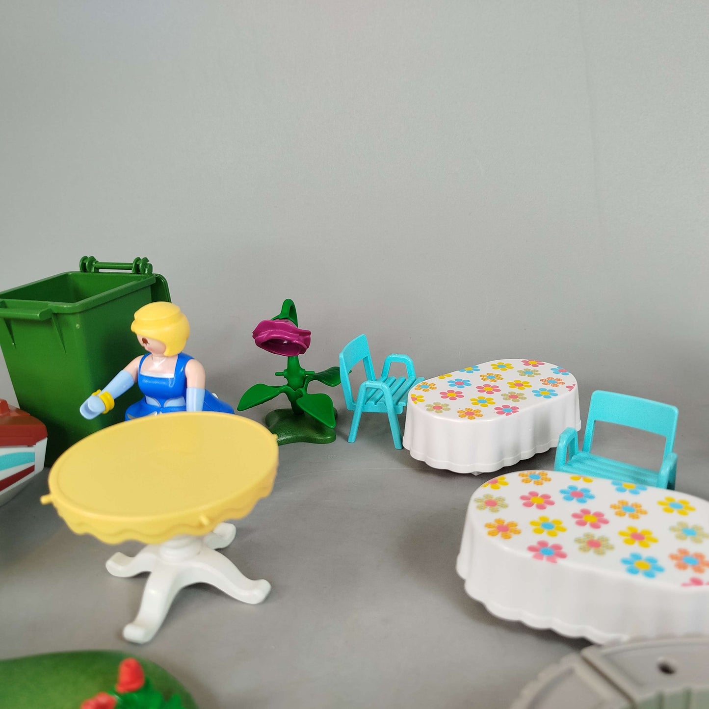 Playmobil Bundle Boot Marktstand Garten