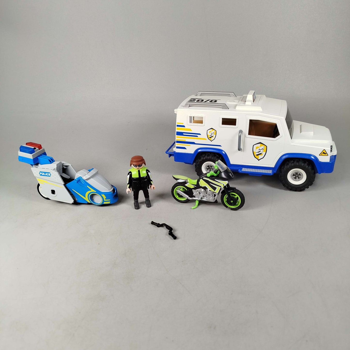 Playmobil Bundle Polizei 9371 Set von 4 Figuren & Fahrzeuge